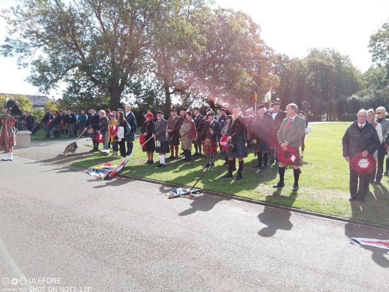 Clans gathered for ceremony at Menin Gate